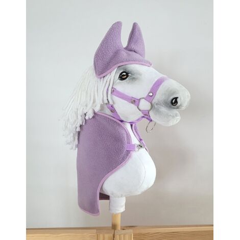 Conjunto de caballitos de juguete A4: Manta + Gorros para moscas - Morado (1/5)