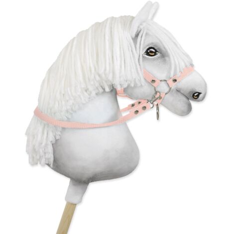 Riendas para caballito de juguete - Rosa empolvado (1/3)
