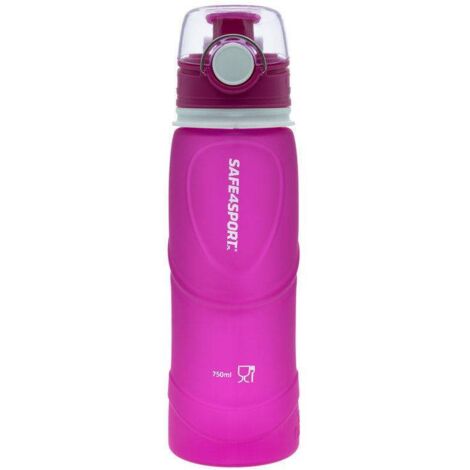 Botella de agua de silicona plegable grande de 750 ml (1/5)