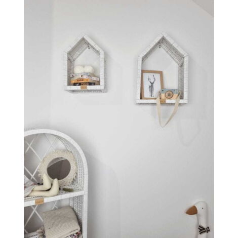 Un conjunto de casas de mimbre - un conjunto de armarios de pared (1/5)