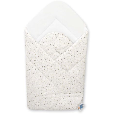 Manta suave - Osito de peluche con lazo, color blanco (1/2)