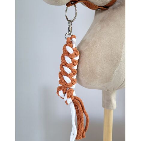 Cuerda para caballito de juguete - Blanca y roja (1/2)