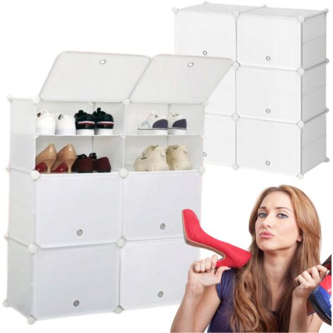 Armario, zapatero, armario modular plegable, toallas, juguetes, estanterías, resistente (1/5)