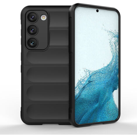 Funda Magic Shield para Samsung Galaxy S23, flexible, blindada, color negro (1/5)