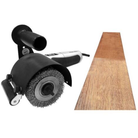 Kit para madera envejecida GS05-13 con cepillos de alambre de 50 mm de ancho (1/3)
