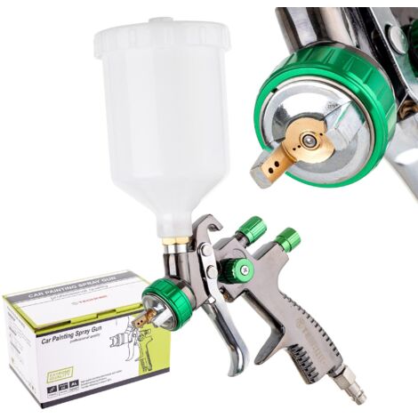 Boquilla para pistola pulverizadora LVLP de 2,0 mm y 600 ml para pintura y barniz. (1/5)
