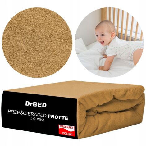 Sábana de cama 60x120 con banda elástica, rizo, TRANSPIRABLE, gruesa PL