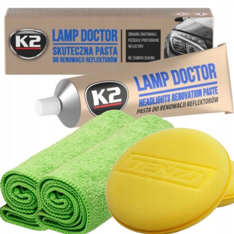 KIT DE RENOVACIÓN DE PASTA DE PULIR PARA PULIR Y REGENERAR FAROS Y LÁMPARAS (1/4)