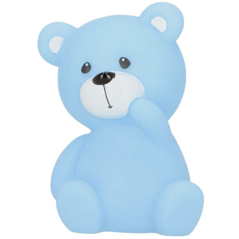 Lámpara de osito de peluche, azul, LED, brillante (1/5)
