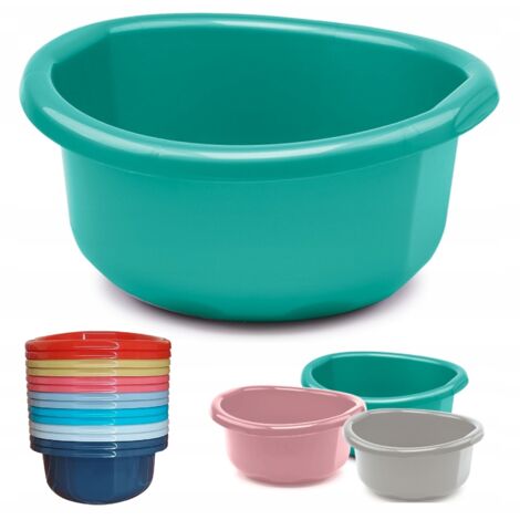 Recipiente de plástico 15 l Ø41 cm lavado UNIVERSAL con asas CERTIFICADO ALIMENTARIO (1/5)