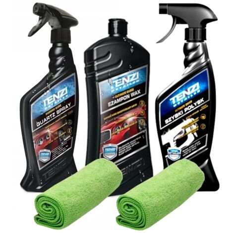 SET TENZI: CHAMPÚ CON CERA + DETALLADOR RÁPIDO + BRILLO RÁPIDO 3 EN 1 (1/5)