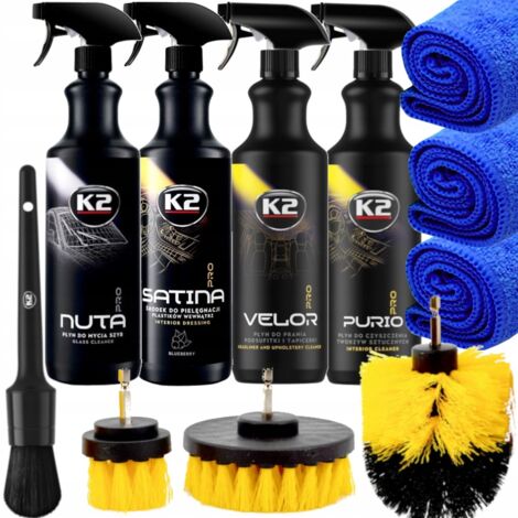 SET DE COSMÉTICOS PARA EL CUIDADO Y LIMPIEZA DEL COCHE K2 COSMÉTICOS PARA EL COCHE