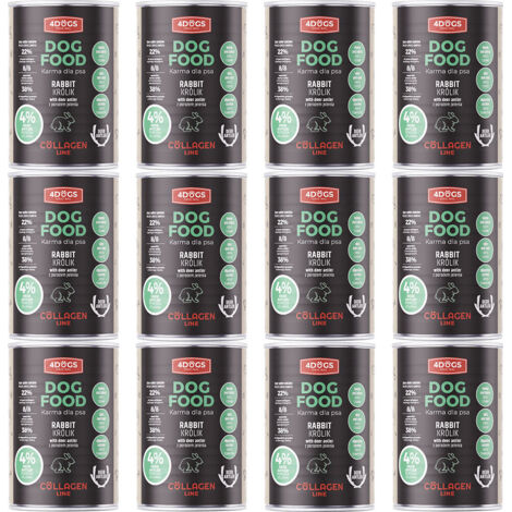 Alimento Línea Colágeno - con astas y CONEJO 400 g - 10+2 gratis (1/5)