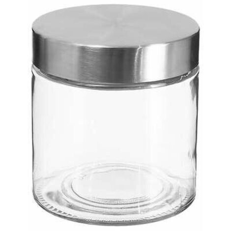 Tarro de vidrio y acero inoxidable 750ml