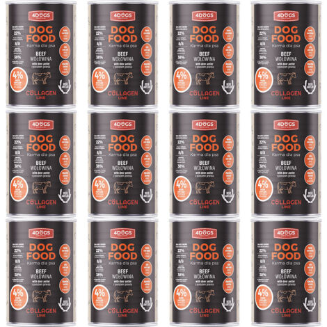 Alimento Línea Colágeno - con astas y CARNE DE RES 400 g - 10+2 gratis (1/5)