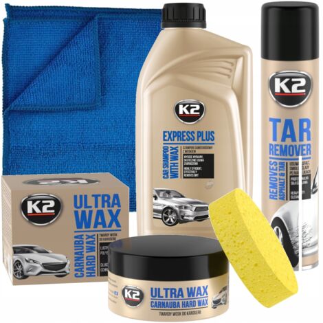 SET DE CERA DURA CARNAUBA + QUITAALQUITRÁN PARA ELIMINACIÓN DE PEGAMENTOS DE LONAS (1/5)