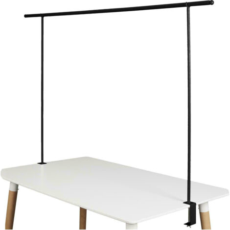 Riel para decoración de mesa BRO, metal negro, ajustable