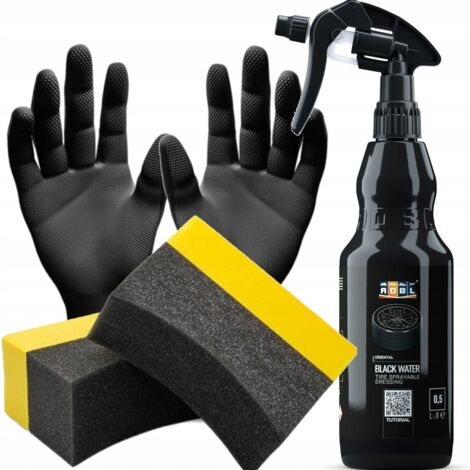 ADBL BLACK WATER 500 ML SPRAY APLICADOR DE ACABADO PARA NEUMÁTICOS (1/5)