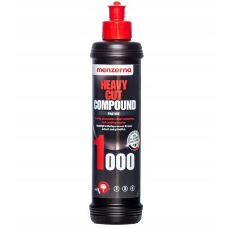 PASTA DE PULIDO MENZERNA HCC HEAVY CUT 1000 250 ML PARA PULIR PINTURA (1/3)