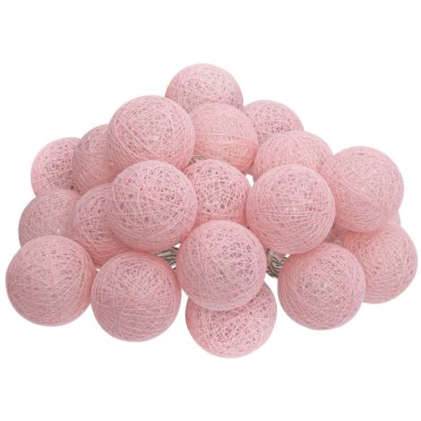 Guirnalda led 20 bolas - rosa L435 cm - Atmosphera créateur d'intérieur