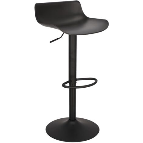 TABURETE DE BAR AJUSTABLE Bar One Simplet negro mate (1/5)