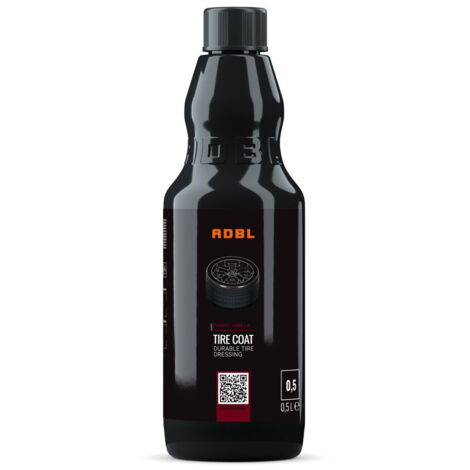 ADBL Tire Coat 0.5L Apósito para neumáticos, caucho, oscurece, restaura el color negro