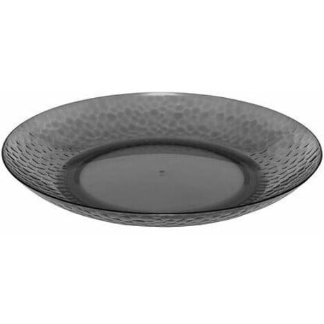 PLATO Estiva, diámetro 27 cm, PLÁSTICO, gris oscuro (1/2)