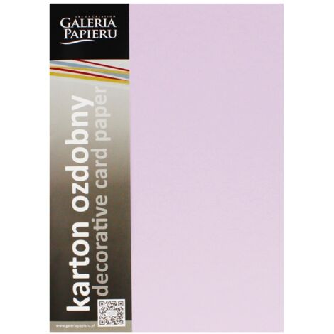 CARTÓN DECORATIVO LISO LAVANDA 210G (20) 9647