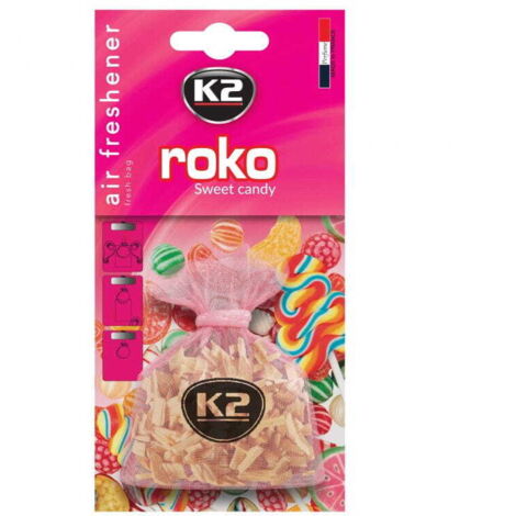 FRAGANCIA PARA COCHE K2 ROKO DULCE CARAMELO
