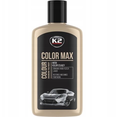 CERA PARA COCHES K2 COLOR MAX NEGRO PARA ARAÑAZOS (1/3)