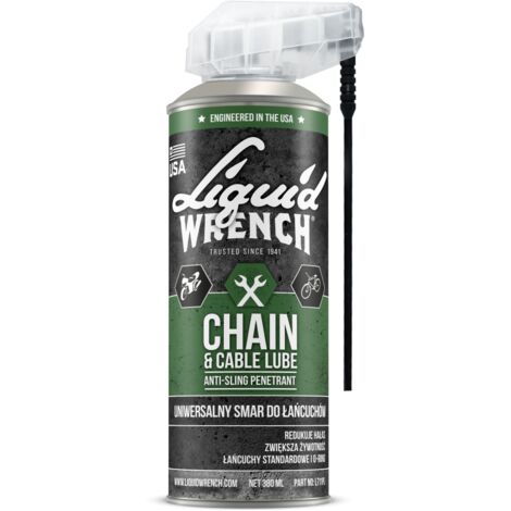 Spray lubricante para cadenas y cables LIQUID WRENCH 380 ml