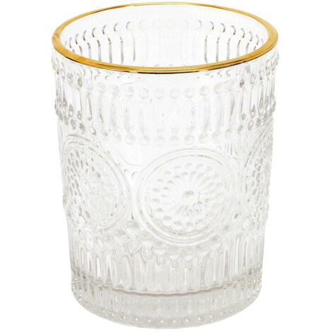 VASO DECORATIVO Lisere borde dorado 250 ml (1/5)