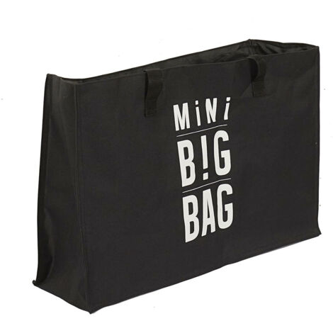 Bolsa de compra plegable talla M NEGRO (1/5)