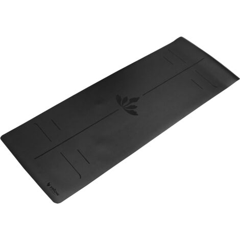 Esterilla de yoga yellowMAT de goma para yoga (PU y caucho, color negro)