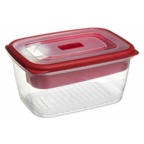 Fiambrera con compartimentos 1,7l roja
