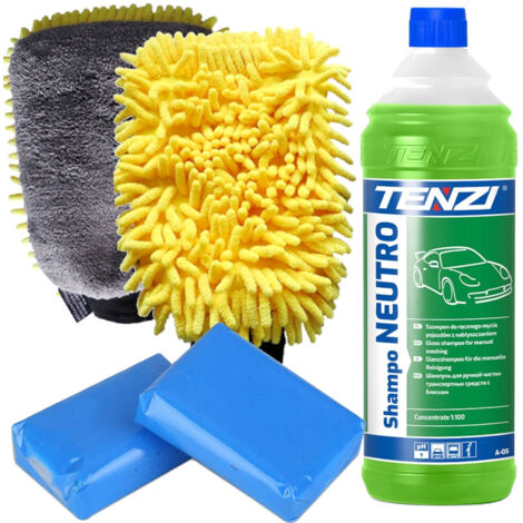 TENZI NEUTRO 1L CHAMPÚ PARA COCHES + GUANTE + ARCILLA PARA PINTURA DE COCHES (1/5)