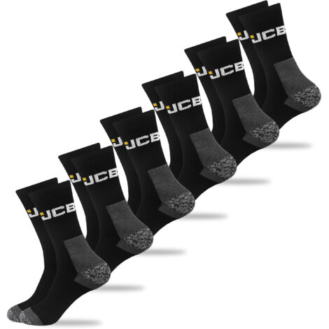 Calcetines de trabajo para hombre JCB SK502, 6 pares, talla 39/43 (1/5)