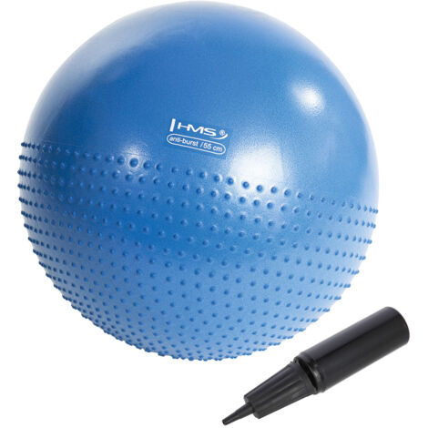 YB03 NUEVA PELOTA DE GIMNASIO AZUL MARINO DE 55 CM HMS