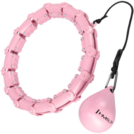 HHW02 HULA HOP ROSA CLARO CON NUECES Y PESO HMS (1/5)