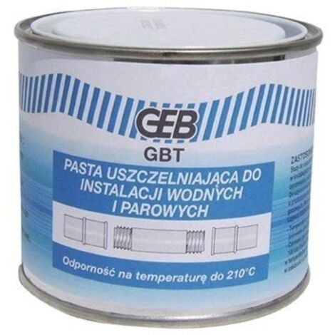 Pasta de sellado GBT - para instalaciones de agua y vapor, 500 g (1/4)