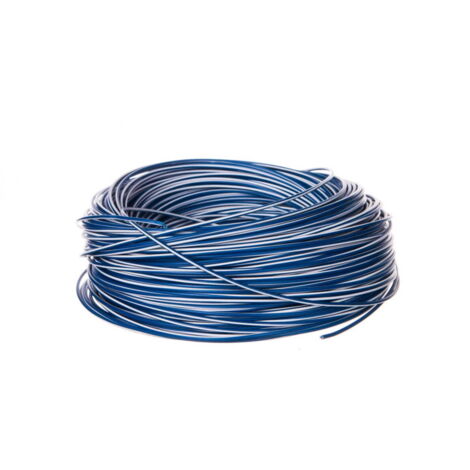 Cable de instalación H05VK 05 azul oscuro con raya blanca 4510921 100m