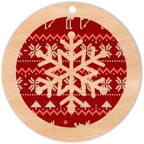 ADORNOS DE MADERA PARA ÁRBOL DE NAVIDAD D20
