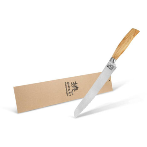Shiori 撓 Hamburg Surai - cuchillo de pan fabricado en acero alemán 1.4116 (1/4)