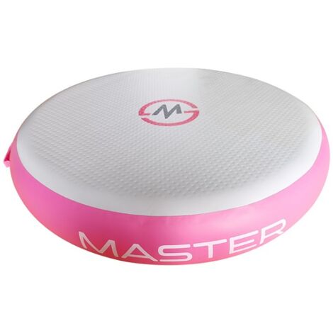 Colchoneta circular de gimnasia Airspot MASTER, 100 x 20 cm, rosa y gris (1/5)