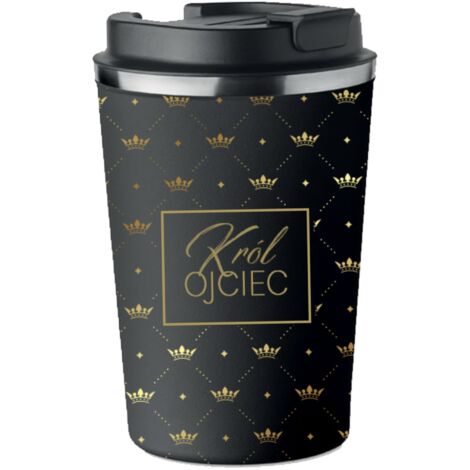 Taza térmica premium con estampado "REY PADRE", regalo para papá, 350 ml KT048 (1/5)