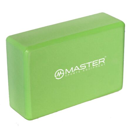 Bloque de yoga MASTER verde (1/3)
