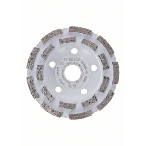Bosch Professional 2608601762 Expert corte de diamante angular, discos de lijado de 125 mm, diámetro del orificio: 22,23 mm, accesorio para amoladora de hormigón, Color:, Size (1/8)