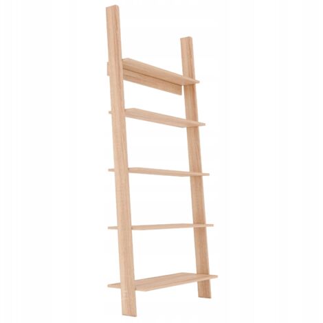 Estante de escalera 189x85x29cm para flores, roble Sonoma (1/3)