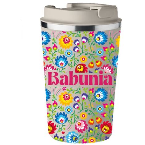 Taza térmica premium beige GRANDMA: un regalo para el Día de la Abuela en KT179b (1/5)