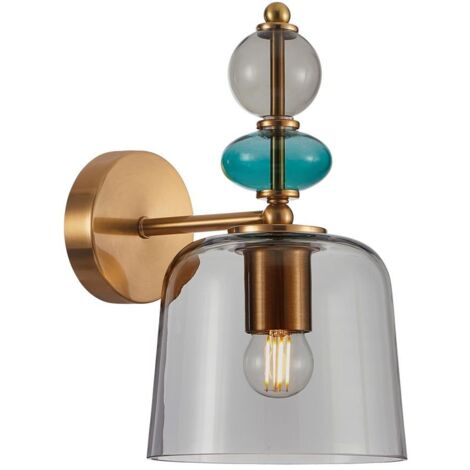Lámpara de pared Italux Namos WL27092BMCBRO
